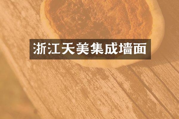 浙江天美集成墙面