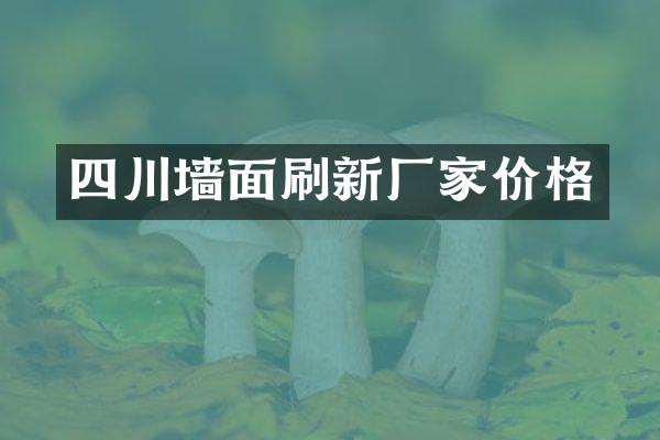 四川墙面刷新厂家价格