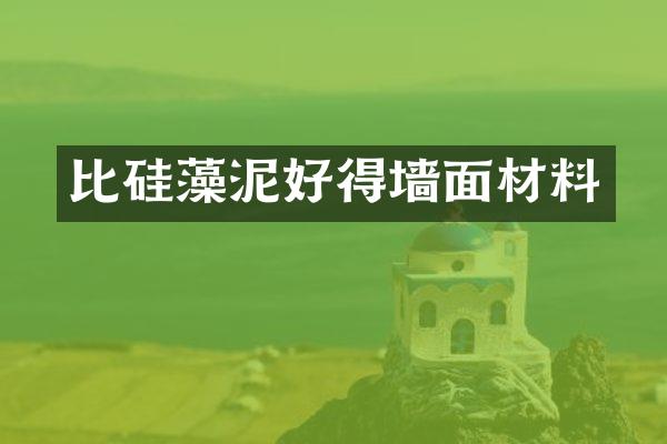 比硅藻泥好得墙面材料