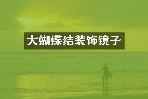 大蝴蝶结装饰镜子