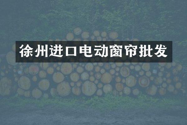徐州进口电动窗帘批发
