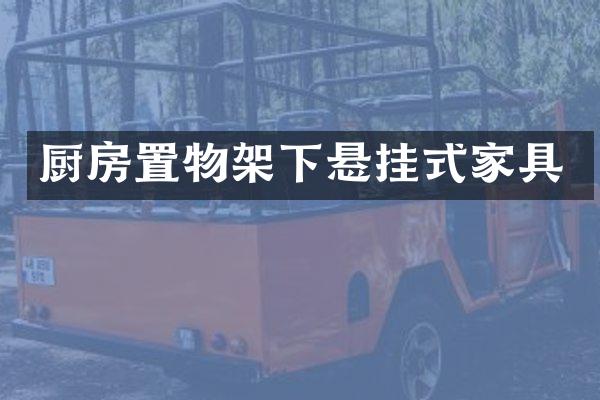 厨房置物架下悬挂式家具
