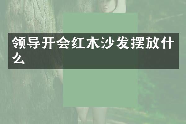 领导开会红木沙发摆放什么
