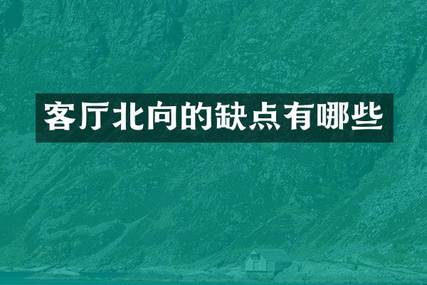 客厅北向的缺点有哪些