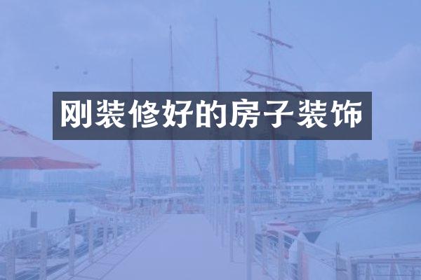 刚装修好的房子装饰