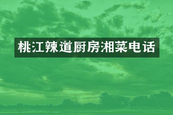 桃江辣道厨房湘菜电话
