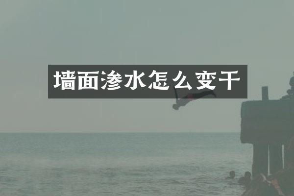 墙面渗水怎么变干
