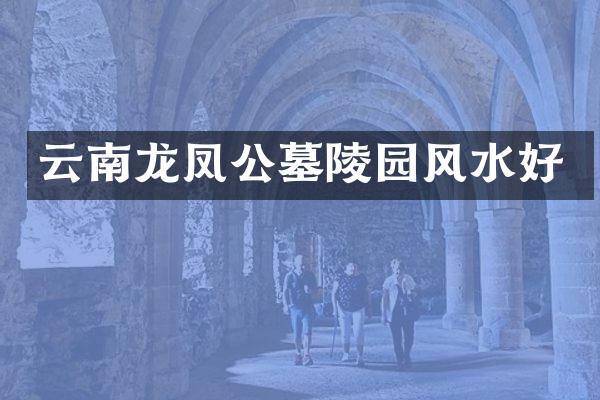 云南龙凤公墓陵园风水好