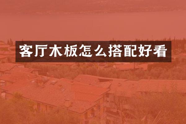 客厅木板怎么搭配好看