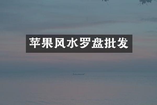苹果风水罗盘批发