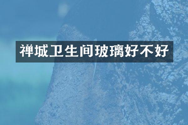 禅城卫生间玻璃好不好