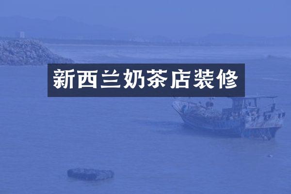 新西兰奶茶店装修