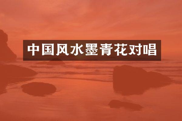中国风水墨青花对唱