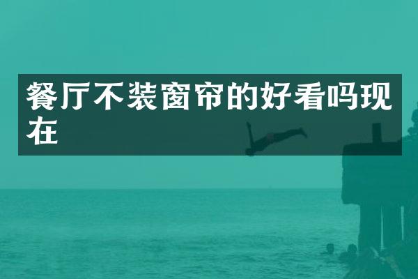 餐厅不装窗帘的好看吗现在