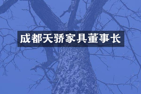成都天骄家具董事长