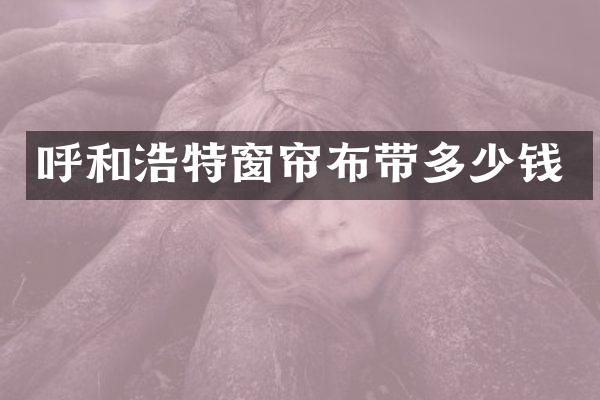 呼和浩特窗帘布带多少钱