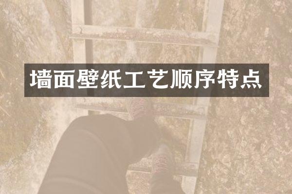 墙面壁纸工艺顺序特点