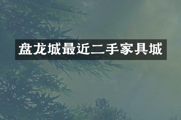 盘龙城最近二手家具城