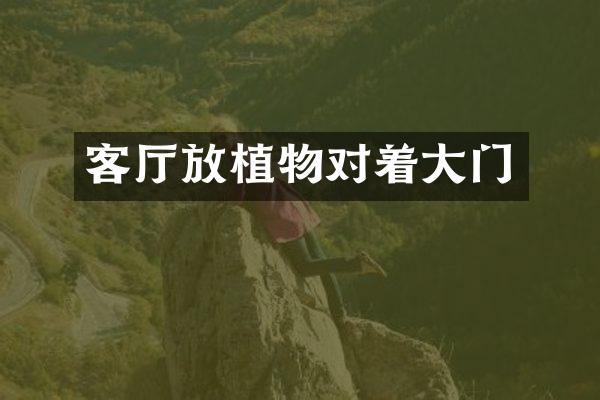 客厅放植物对着大门