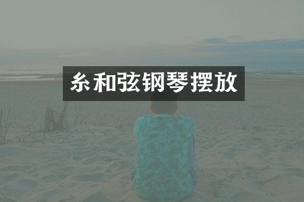 糸和弦钢琴摆放