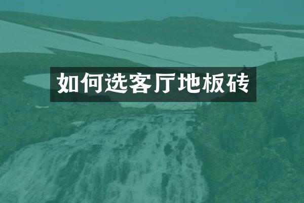 如何选客厅地板砖