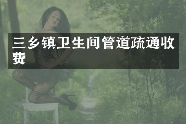 三乡镇卫生间管道疏通收费