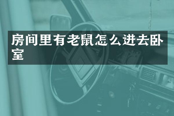 房间里有老鼠怎么进去卧室