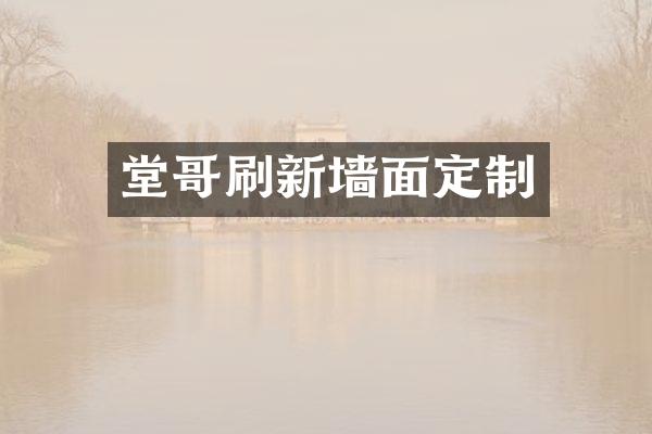 堂哥刷新墙面定制