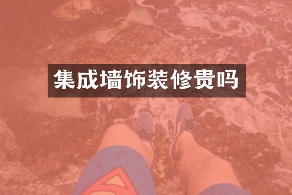 集成墙饰装修贵吗
