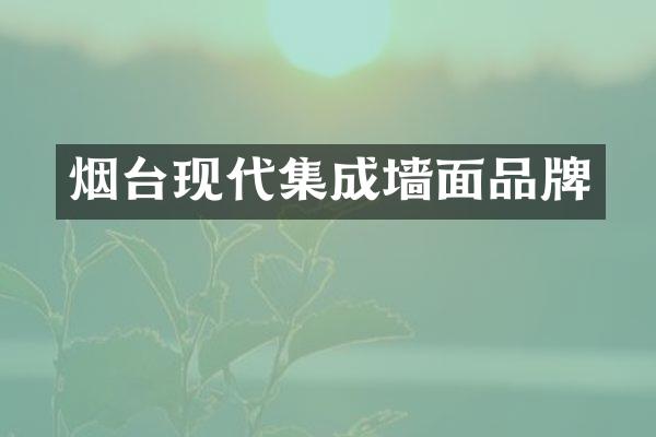 烟台现代集成墙面品牌