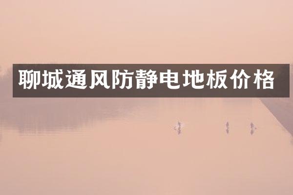 聊城通风防静电地板价格