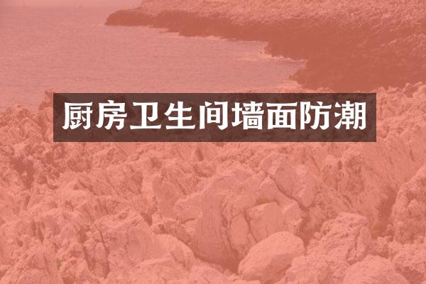 厨房卫生间墙面防潮
