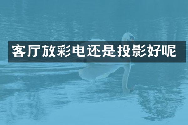 客厅放彩电还是投影好呢