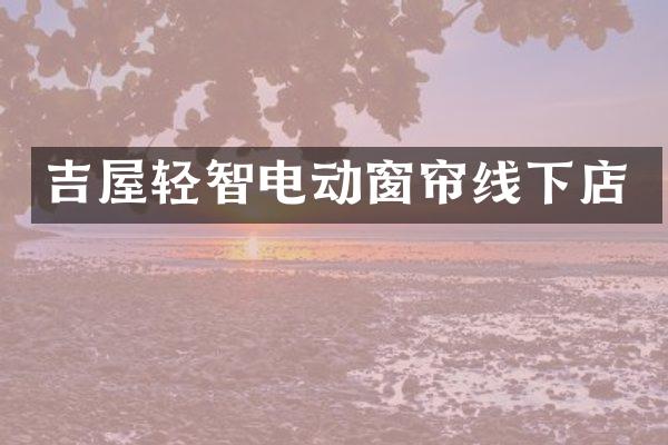 吉屋轻智电动窗帘线下店