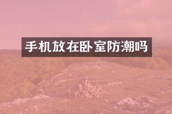 手机放在卧室防潮吗