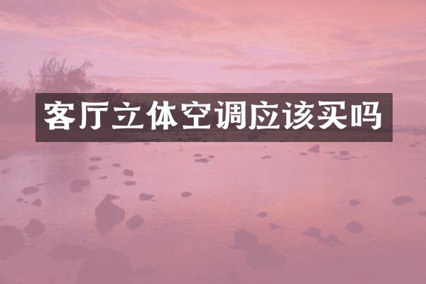 客厅立体空调应该买吗