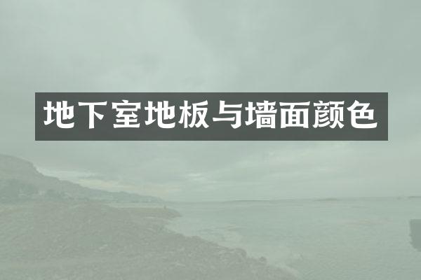 地下室地板与墙面颜色