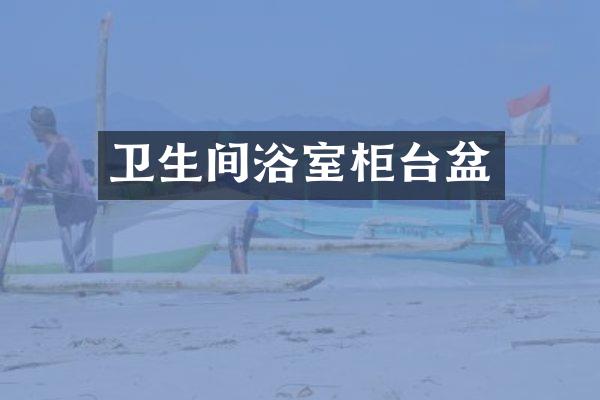 卫生间浴室柜台盆