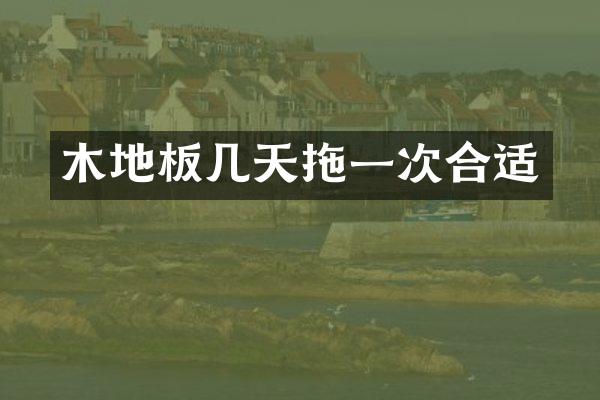 木地板几天拖一次合适