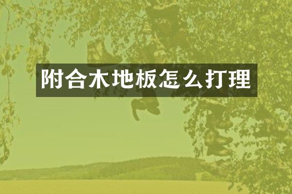 附合木地板怎么打理