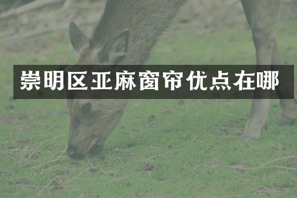 崇明区亚麻窗帘优点在哪