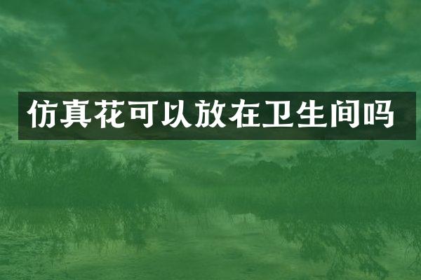 仿真花可以放在卫生间吗