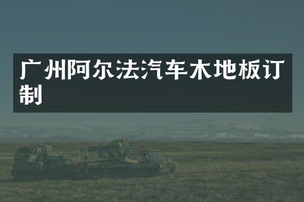 广州阿尔法汽车木地板订制