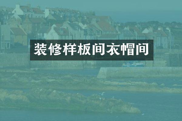 装修样板间衣帽间