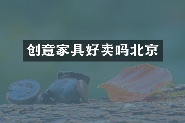 创意家具好卖吗北京