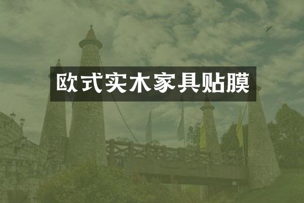 欧式实木家具贴膜