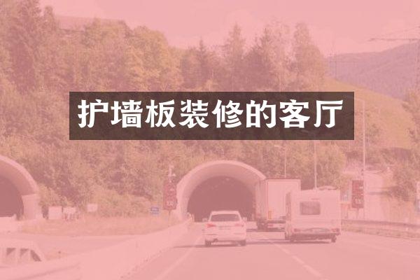 护墙板装修的客厅