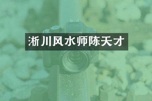 淅川风水师陈天才