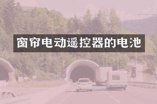窗帘电动遥控器的电池