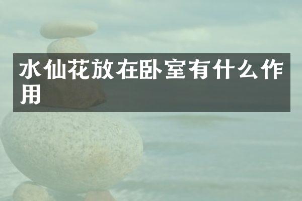 水仙花放在卧室有什么作用